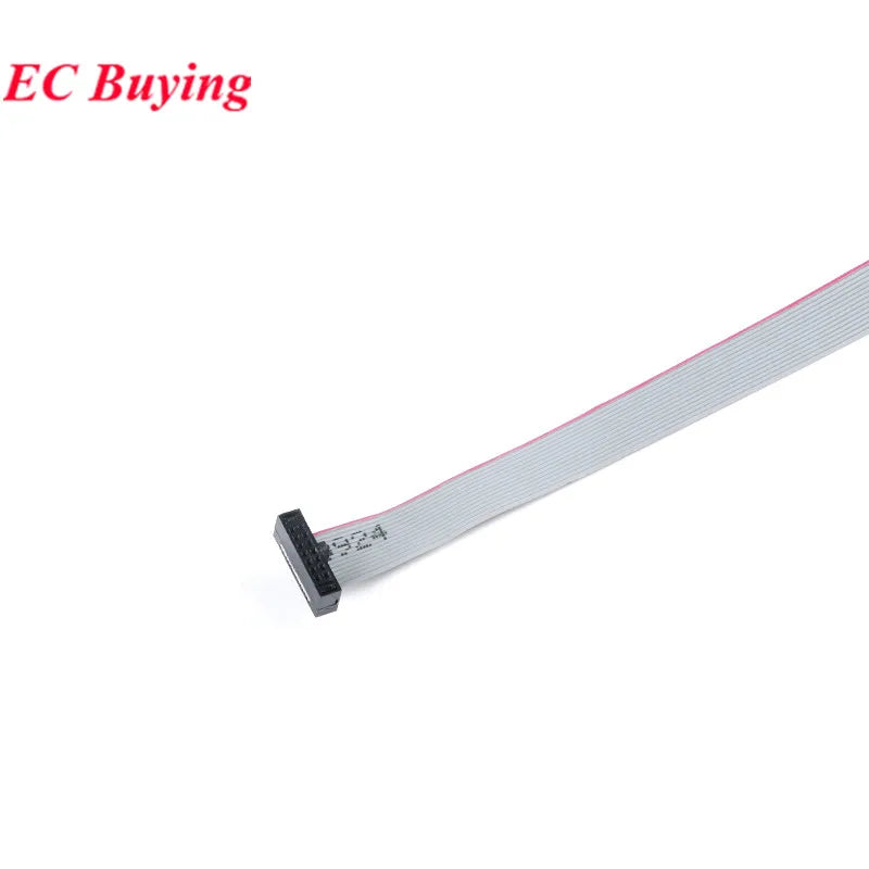 Gray Flat Ribbon Cable 1.27MM 2.0MM 2.54MM Pitch AVR 20cm Data Line Wire FC-6/8/10/12/14/16/20/24/26/30/34/40/50P Pin Connector