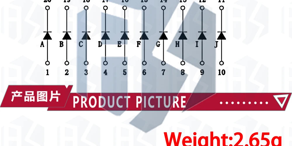 Super Bright 5/8/10/12/20 Segments LED Bar Module - Battery Level Indicator with Red/White/Blue Multicolor Options