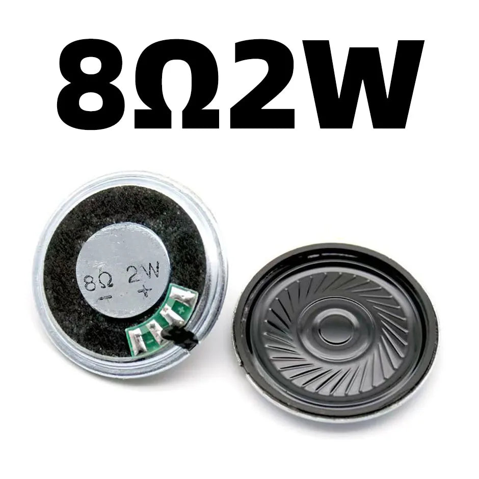 QXNY Mini 8 Ohm 8Ω 2W Horn Loudspeaker Diameter 30mm Loud Speaker Replacement Parts Fist Toy Chanting Machine Radio Momitor