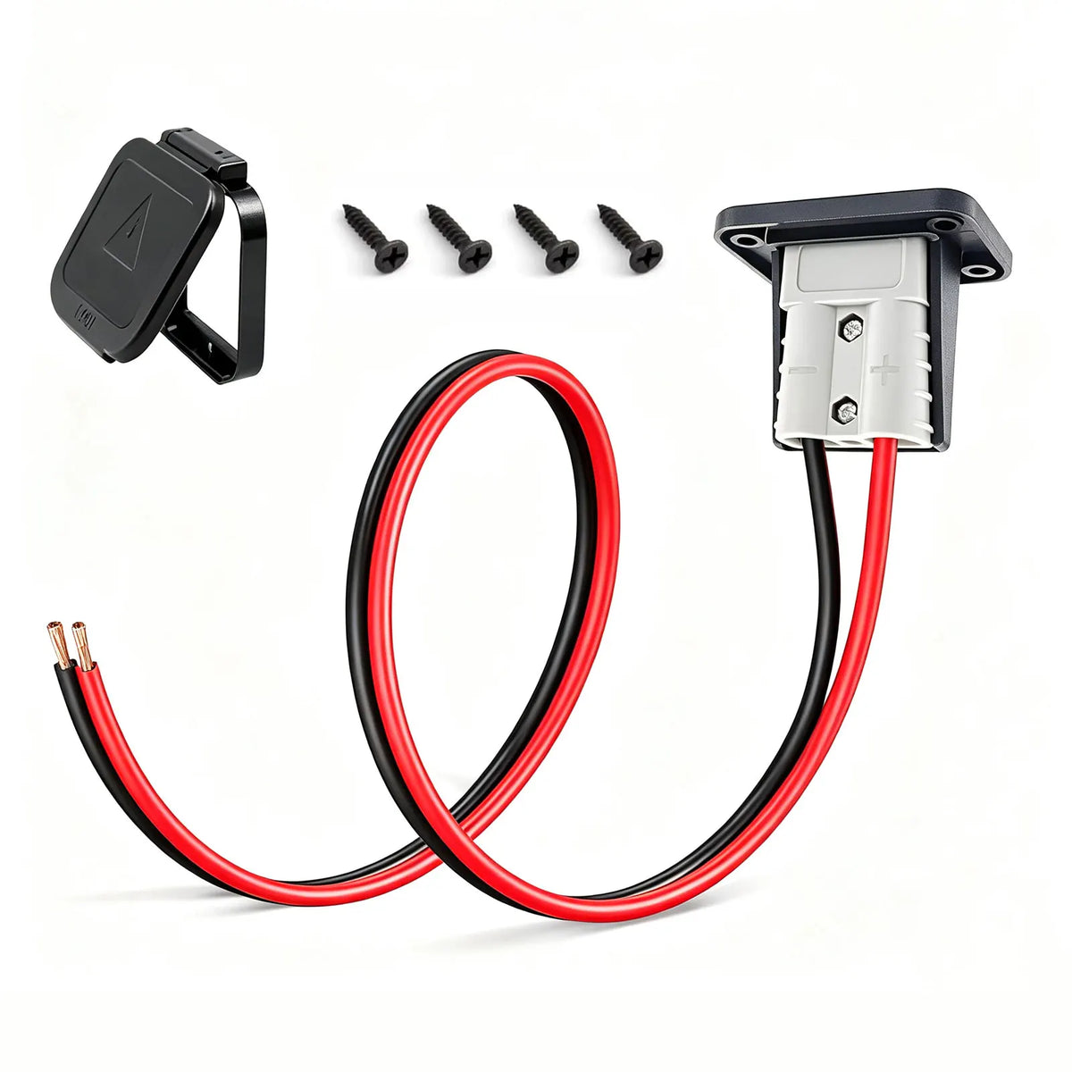 50A Anderson Connector 10AWG 50AMP Battery Quick Connect/Disconnect Connector, 1.64ft Battery Cable Connector,Winch Wiring