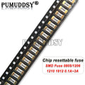 20PCS/LOT 0805 1206 1210 1812 0.1A 0.2A 0.3A 0.5A 0.75A 1A 1.1A 2A 3A SMD Resettable Fuse Self-Recovery Fuse PPTC HJXRHGAL