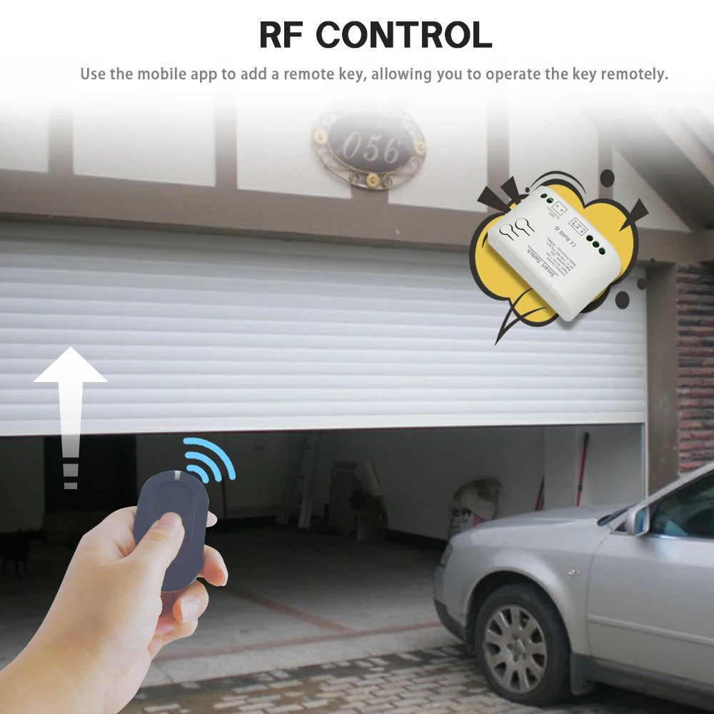 1/2/4CH EWeLink WIFI Smart Switch 7-32V 85-250V 220V Wireless Remote Control Relay Module For Garage Door Access Alexa Google