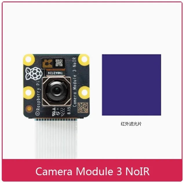 Raspberry Pi 5 Camera V2 3 Wide NoIR HQ M12 Original Support RPi 5/4B/3B/2/1/Zero Board