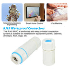 YXY RJ45 Docking Connector Ethernet Network Straight-through Waterproof IP67 Header Outdoor Broadband Network Cable Extender