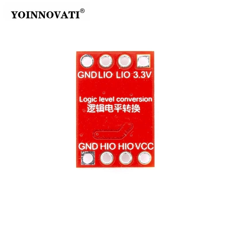 Bi-Directional Logic Level Shifter Module 5V 3.3V 2 Channel, for I2C UART TTL Serial, Reverse Polarity Protection