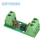 1/5/10PCS 1Channel Way Optocoupler Isolation Module PC817 3V-5V 12V 24V Photoelectric Isolator Rail Holder PLC Drive Motor Board