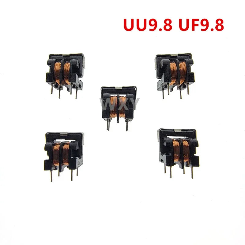 UU9.8 UF9.8 Common Mode Choke Inductor 5mH 10mH 20mH 30mH 40mH 50mH For Filter Inductance Pitch 7*8mm Copper Wire