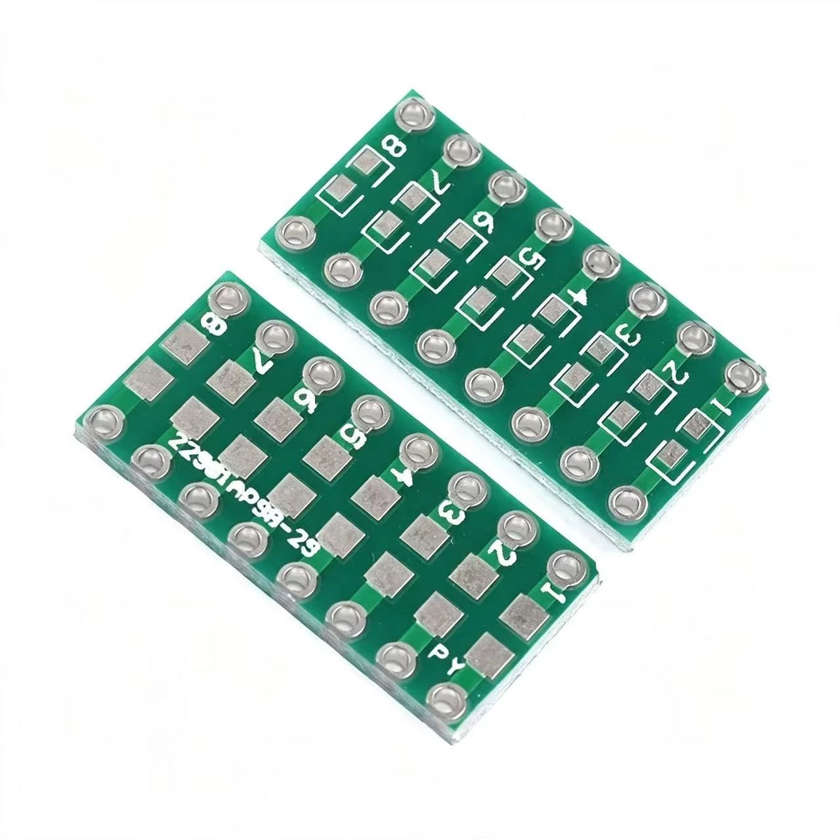 10PCS/LOT 0402 0603 0805 SMD To DIP Adapter PCB Board SMT Resistor Capacitor LED IC Converter Breakout Board