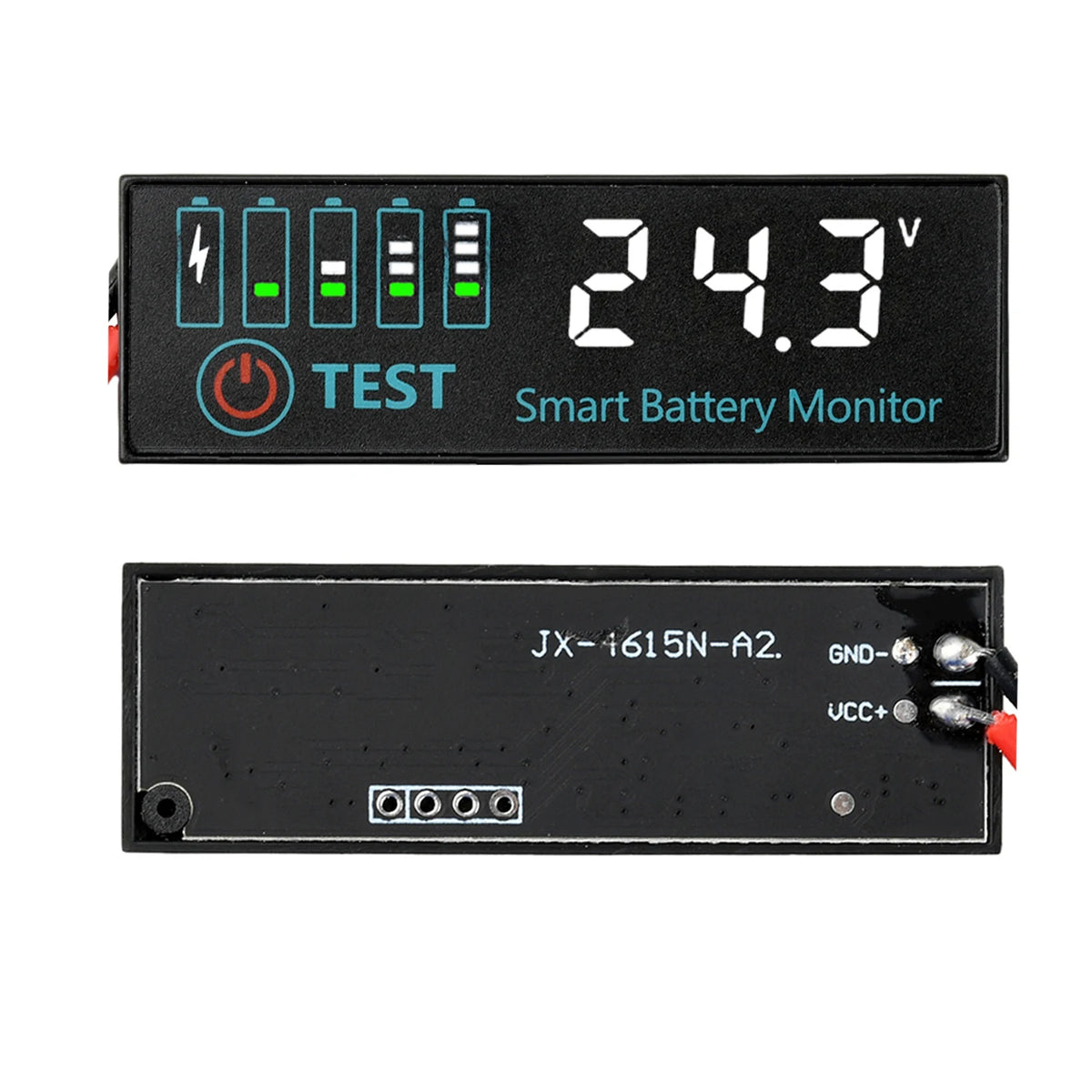 DC 7-55V 1-8S 4165 LED Indicator Voltage Charge Indicator Acid Battery Lithium Battery Universal Battery Charge Indicator Panel