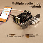 XY-T6001P Mono 600W Amplifier Board TPA3255 DC 19-51V TWS True Wireless Bluetooth 5.0 AUX USB APP Control for Car Home Audio DIY
