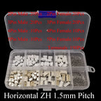 1Box SH 1.0MM/JST 1.25mm/ZH 1.5mm/PH 2.0mm/XH2.54mm/VH 3.96mm Male Plug Female Socket Housing Crimp Terminal Connector Kit