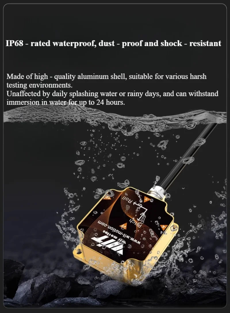 HWT9053 Intelligent High Precision Accelerometer Angle Sensor Gyroscope Magnetic Field Temperature Compensation Inclinometer