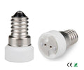 2pcs EU Candle Lamp Base E14 To MR16 GU5.3 G4 Halogen LED CFL Light Socket Adapter Lampholder Converter, CE Rohs