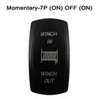 CUSTOM Dual RED Led Laser Etched Rocker Switch ON-OFF ON-OFF-ON (SPST DPDT) for ARB/Carling/NARVA 4x4 Caravan Accessories SUV