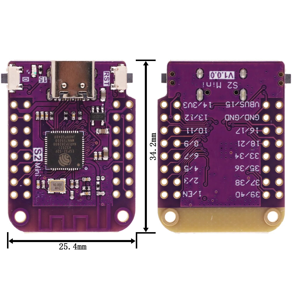 WeMos D1 Mini Pro V3.0 NodeMcu 4MB/16MB Bytes Lua WIFI Internet of Things Development Board Based S2 ESP8266 CH340G Nodemcu V2