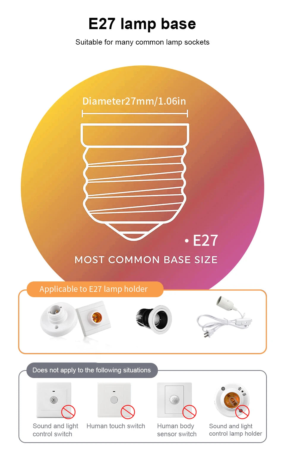 6PCS 220V PIR Motion Sensor Lamp 9W 12W 15W 18W LED Bulb with Motion Sensor Infrared Radiation Motion Detector Security Light