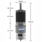 1pc GA42Y--775 Planetary Gear Motor 12V24V Miniature Adjustable Low Speed Small DC Gear Motor