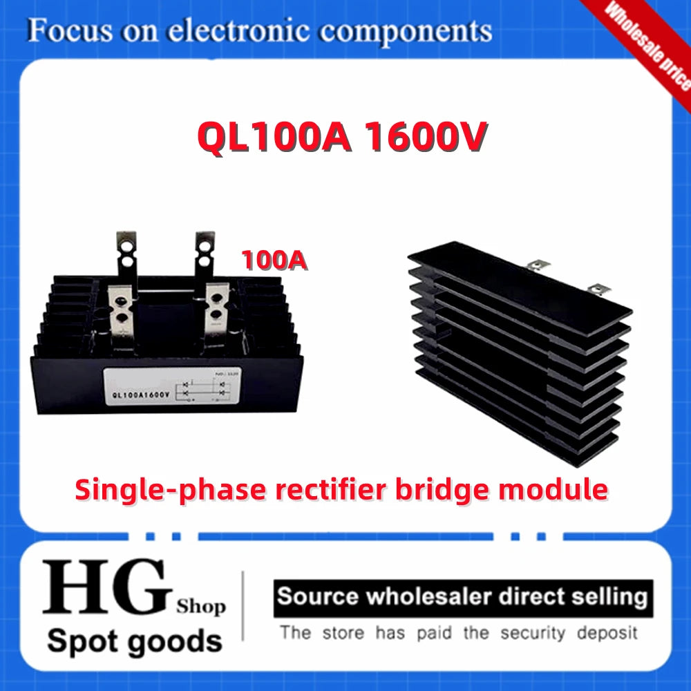 100A rectifier QL100A 1000V 1600V Single-phase bridge module SQL100A 1000V 1600V Three-phase bridge rectifier