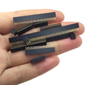 1.27mm 1.27 Double Row Female 3~50P Breakaway PCB Board Pin Header socket Connector Pinheader 2*3p 2*10p 2*6 2*20 2*12 2*25