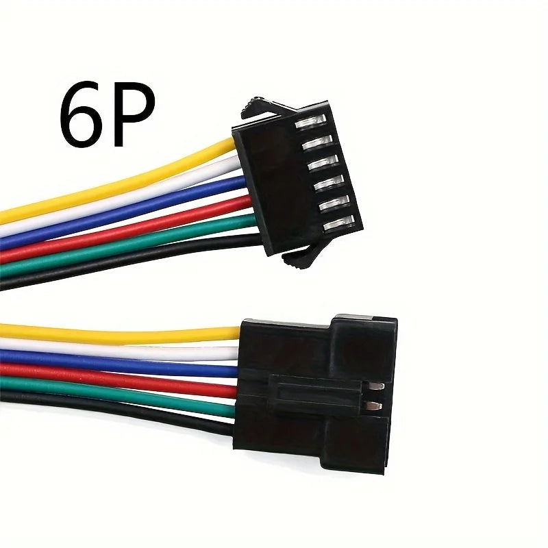 5 Pairs 2/3/4/5/6pin Led Connector Male/female JST SM 2 3 4 5 Pin Plug Connector Wire Cable for Led Strip Light Lamp Driver CCTV