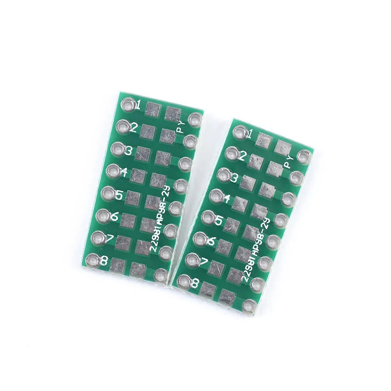 10pcs SMT DIP Adapter Converter 0805 0603 0402 Capacitor Resistor LED Pinboard FR4 PCB Board 2.54mm Pitch SMD SMT Turn To DIP