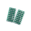10pcs SMT DIP Adapter Converter 0805 0603 0402 Capacitor Resistor LED Pinboard FR4 PCB Board 2.54mm Pitch SMD SMT Turn To DIP