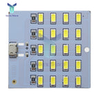 Mirco USB 5730 LED Lighting Panel USB Mobile Light Emergency Light Night Light White 5730 SMD 5V 430ma~470ma DIY Desk Lamp