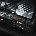 FinalCool NV02 Graphene M.2 SSD Heat Sink, Dual-Layer Graphene and Copper Foil Design Cooler Radiator for Laptop PC NVMe