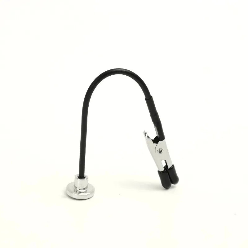 DIY Flexible Magnetic Alligator Clips Kitchen Menu Photo Display Stand Base Holder Note Card Clamps Electric Test Crocodile Clip