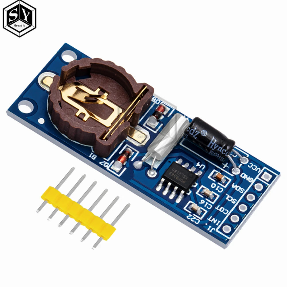 1PCS  New PCF8563 PCF8563T 8563 IIC Real Time Clock RTC Module Board Good than DS3231 AT24C32 3.3V