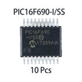 1~100Pcs PIC16F690-I/SS SSOP20 SMD 8Bit MCU 20MHz 4K Flash Microcontroller Chip For Electronic DIY And Industrial Control