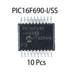 1~100Pcs PIC16F690-I/SS SSOP20 SMD 8Bit MCU 20MHz 4K Flash Microcontroller Chip For Electronic DIY And Industrial Control