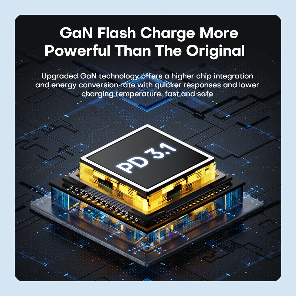 260W USB C GaN Charger, Desktop Wireless Charger PD3.1 140W 100W Fast Charging Station, Power for MacBook Pro iPhone 15 Samsung