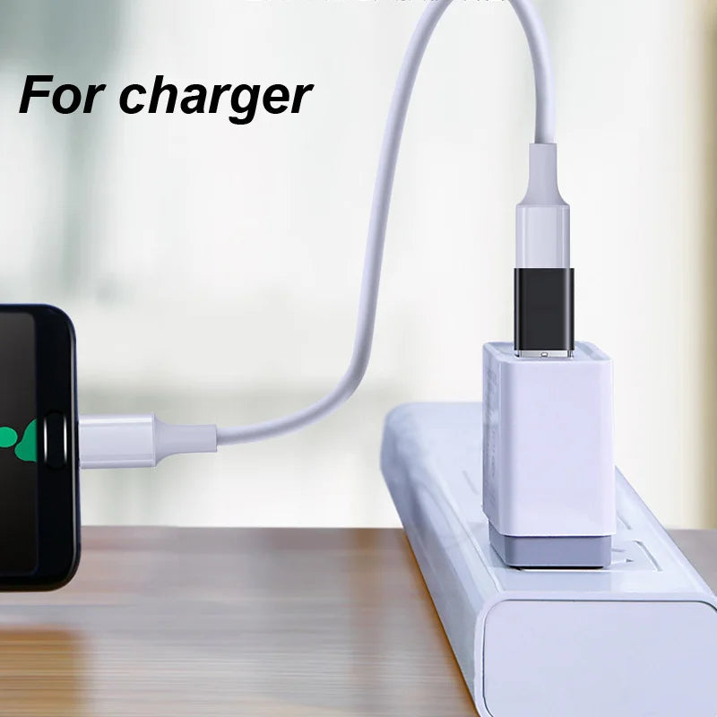 NEW 2026 2Pcs USB To Type C OTG Adapter USB USB-C Male To Type-c Female Converter For Macbook Samsung S20 USBC OTG Connector