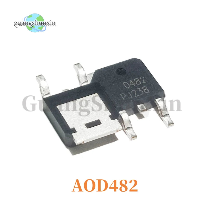 10PCS NEW AOD482 AOD484 AOD446 AOD444 AOD442 N-channel Commonly used field-effect transistor TO-252 SMD