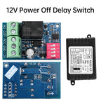 12V Delay Relay Delay Turn On /  Turn Off Switch Module With Timer Car Modification Single Chip Control Time Period Optional