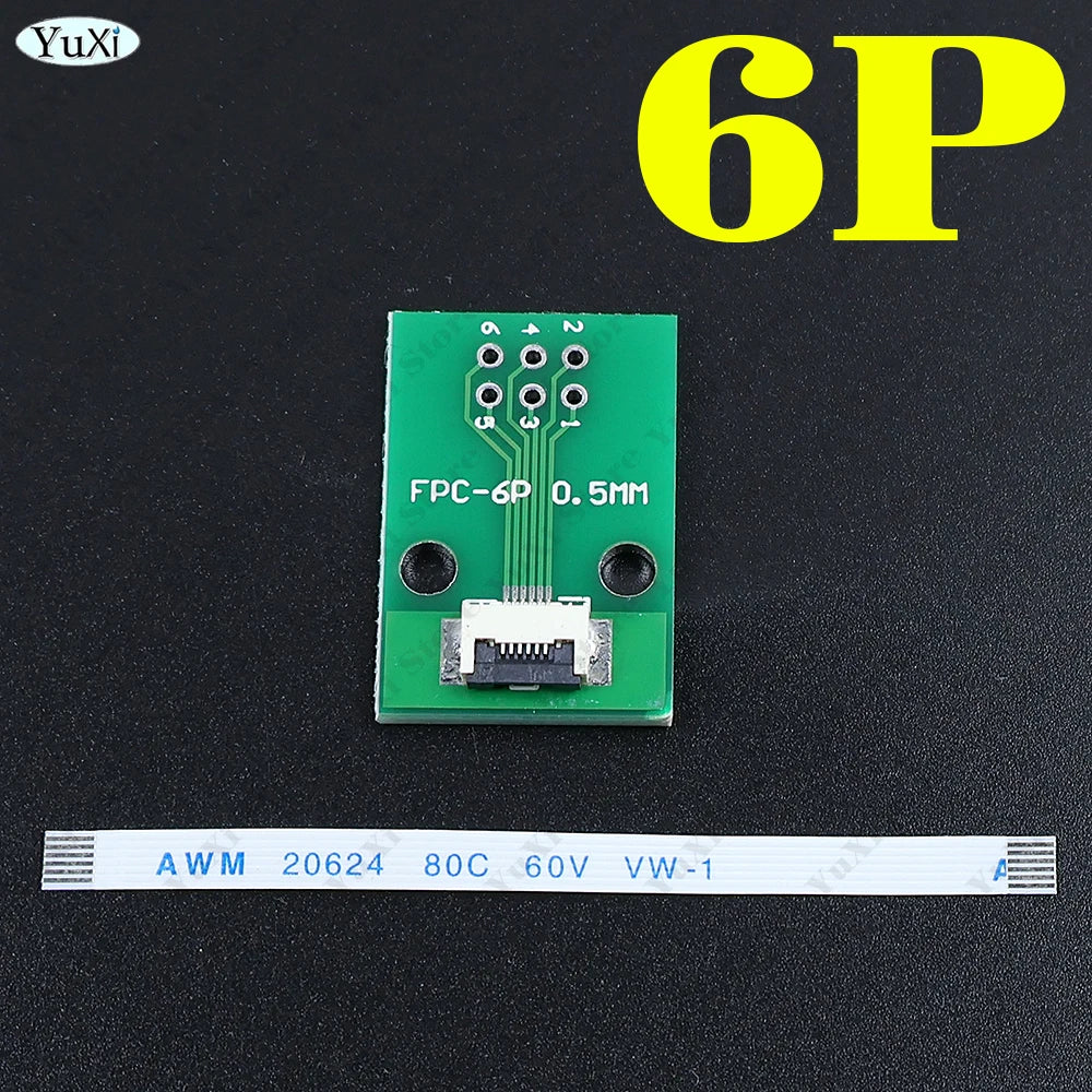 1-10Set FFC/FPC Adapter Board 0.5mm Pitch 60mm Length FFC Cable 6P 8P 10P 12P 14P 20P 24P 30P 40PIN Soldered Connector