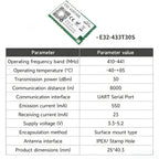 E32-433T20D/20S E32-433T30D/30S E32-433T33D/33S EBYTE E32 LoRa UART Module - Long Distance Wireless 433MHz Spread Spectrum