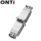 ONTi-Cable Extender Junction Adapter, RJ45 Lan Cable Extension Connector, Full Shielded Toolless Connection Box