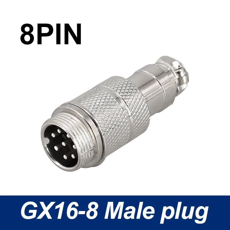 5/8' Female Male Plug GX16 Circular Connector 2Pin3pin4pin 5pin6pin7pin8pin9pin10pin Diameter 16mm L73 RS765 DF16 M16