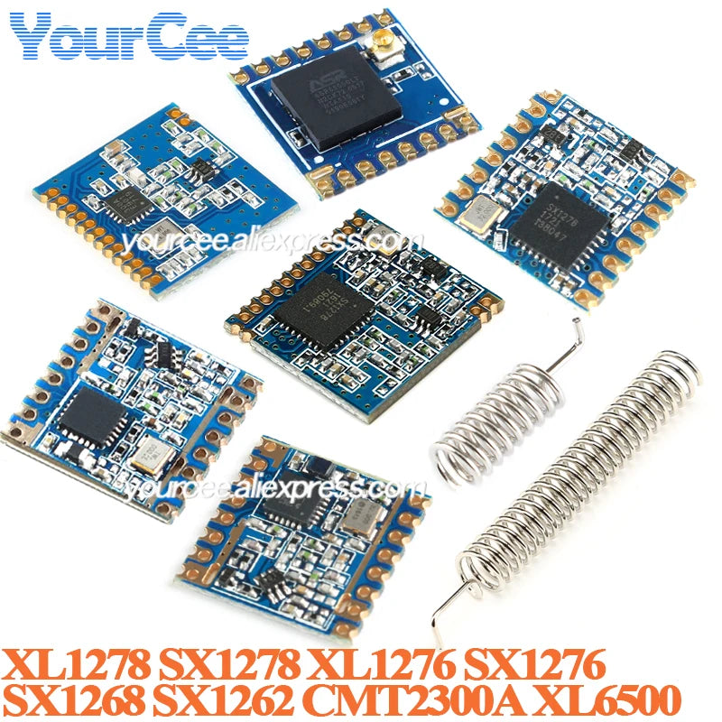 5pcs/1pc SX1276 LORA/GFSK 868MHZ 915MHZ Wifi Transceiver Module SX1262 SX1278 CMT2300A 433MHz 470MHz Spread Spectrum Long-Range