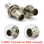 1pc/lot BNC Q9 Adapter BNC Male To BNC Double Male Female 90 Degree Straight Tee Shape RF Coaxial Connector 3way 4way Splitter