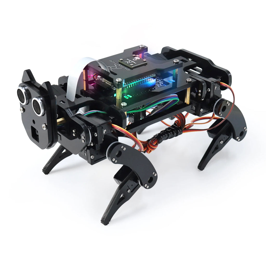 Freenove Robot Dog Kit for ESP32-WROVER CAM, Dual-core 32-bit 240MHz, Touch Sensor, Ultrasonic Ranging, Buzzer RGB LED Servo App