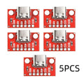 1/5/10/20PCS Type C Female Test Board USB3.1 16P to 2.54 High Current Power Adapter Board Module