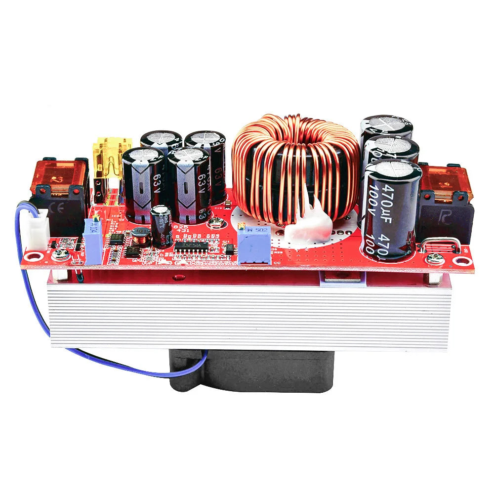 1800/1500/1200W DC-DC Boost Converter Step Up Power Supply Module 10-60V to 12-90V Adjustable Voltage Charger 40/30/20A