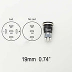 Push Button Switch Electric Waterproof Power 6v 12v Led Light Momentary on Off 8/10/12/16/19/22/25/30mm Micro Pressure Switches