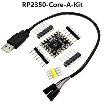 Based On Raspberry Pi Official RP2040 Dual Core Processor RP2040 Core A Board, 264KB SRAM 2MB Flash Optional RP2350-Core-A