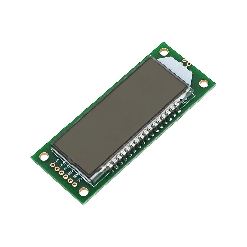 LCD Module 2.4 inch 6-Digit 7 Segment LCD Display Module HT1621 LCD Driver IC with Decimal Point White Backlight Green color