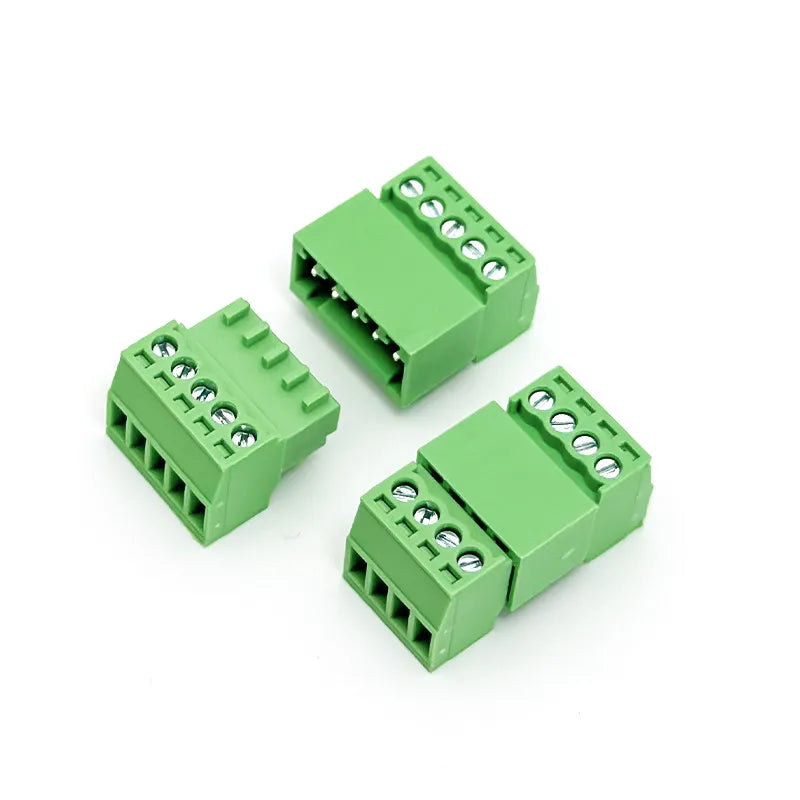 2/5/10 Pairs 2EDGRK 15EDGRK-2.54mm Aerial Butt Screw Terminal Block - 2-12P Male Plug Female Socket for 18-26AWG Wire