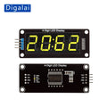 TM1637 0.56-inch four-digit seven-segment digital tube clock display module with clock display